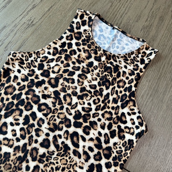 Express Leopard Print Tank Top Size XS - Picture 2 of 7
